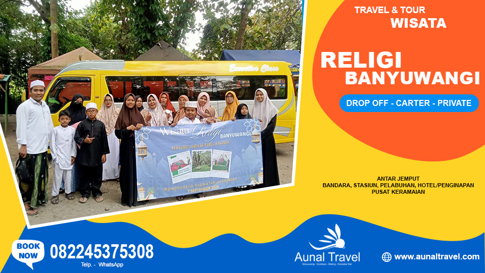 agen mobil travel wisata religi banyuwangi