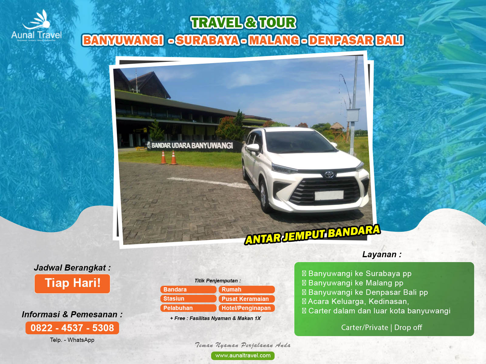 Travel Antar Jemput Bandara Banyuwangi