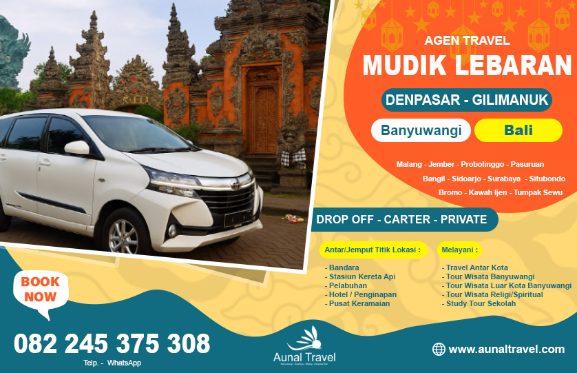 travel mudik lebaran 2026 bali banyuwangi malang