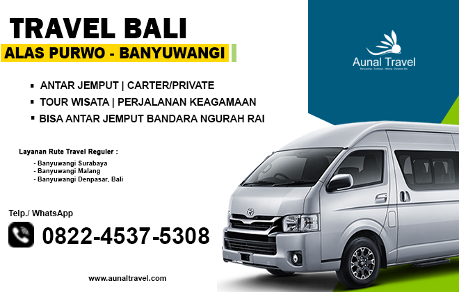 travel bali mobil banyuwangi hiace