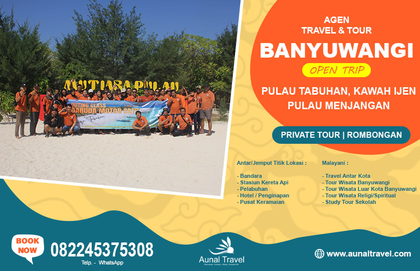 agen tour travel wisata banyuwangi open trip tabuhan menjangan