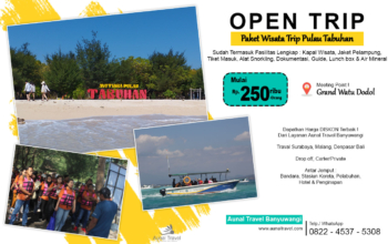 open trip pulau tabuhan banyuwangi