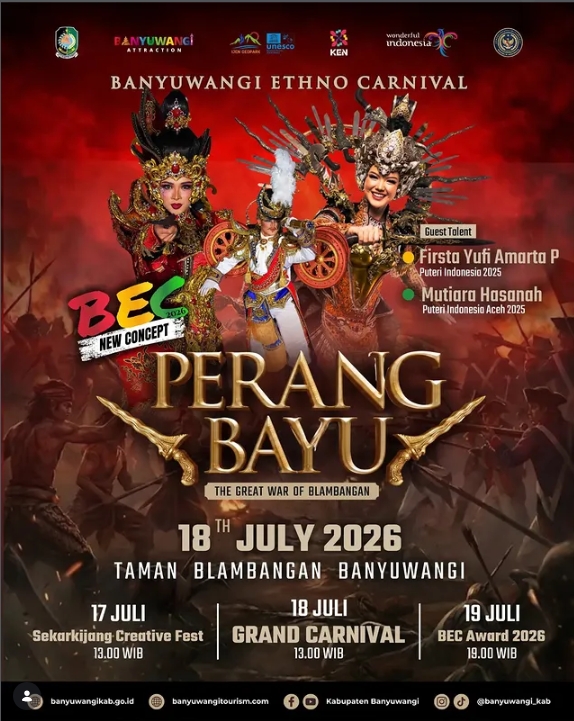 Banyuwangi Ethno Carnival BEC 2026