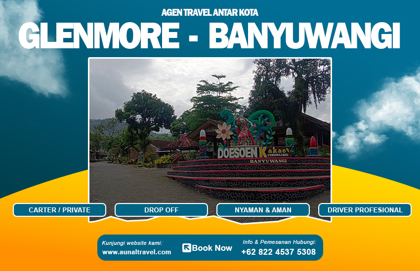 aunal travel surabaya glenmore banyuwangi