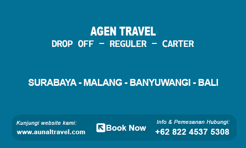 banner kartu nama warna agen travel sby bwi aunal