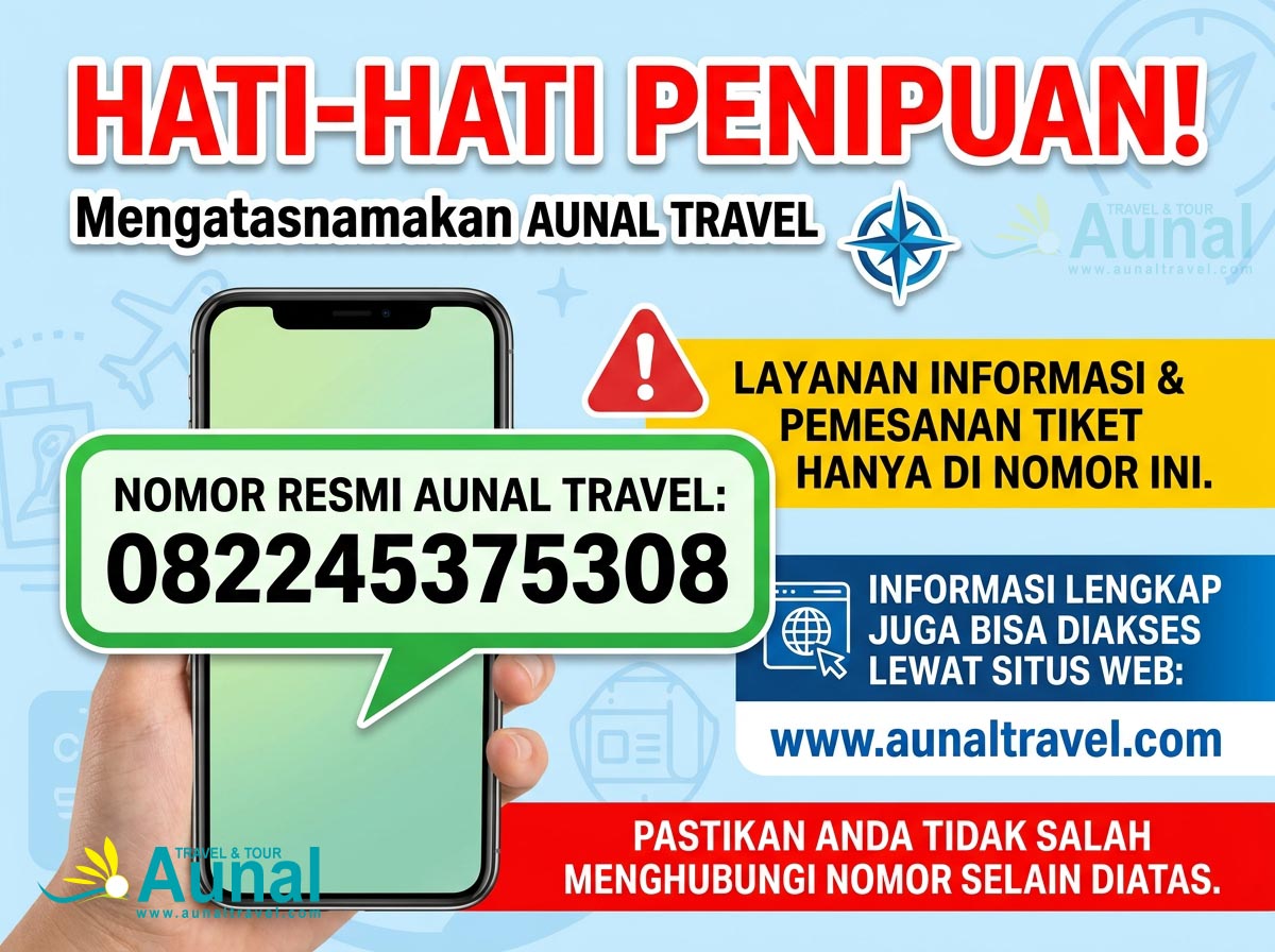 waspada penipuan agen travel banyuwangi