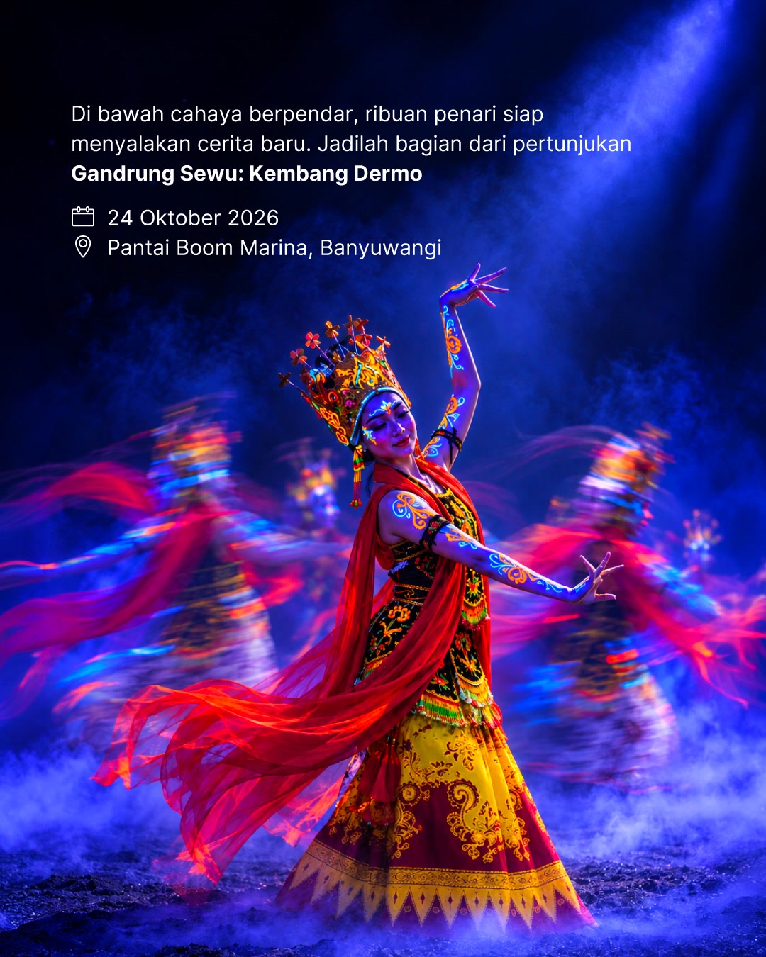 gandrung sewu 2026 glow in the dark